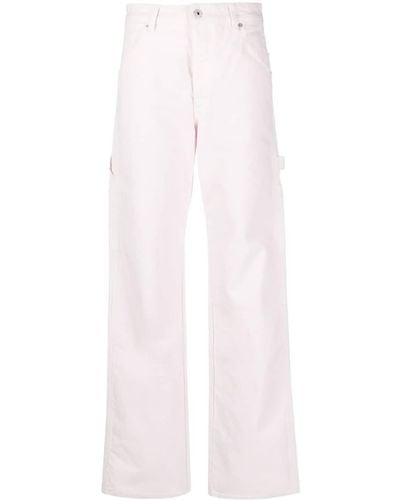 Heron Preston Carpenter Straight-leg Jeans - Pink