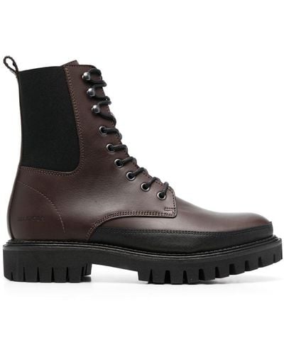 Tommy Hilfiger Chunky Lace-up Boots - Black