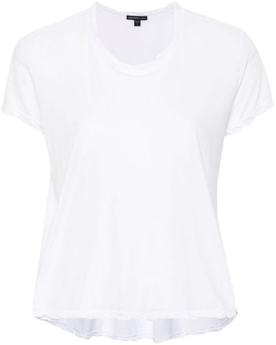 James Perse Short-sleeve cotton T-shirt - Weiß