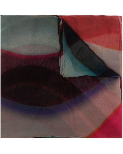 Paul Smith Foulard Spray Swirl en soie - Multicolore