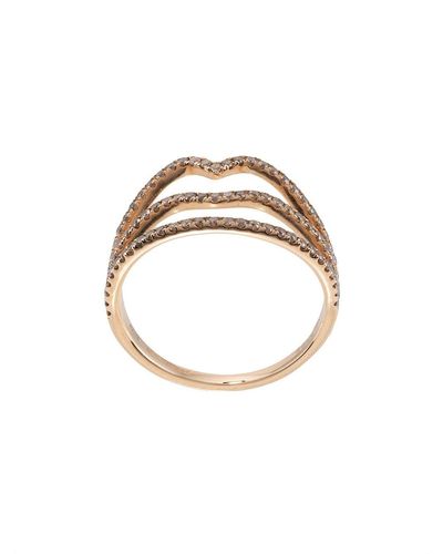 Rosa De La Cruz 18kt Roségouden Ring - Metallic