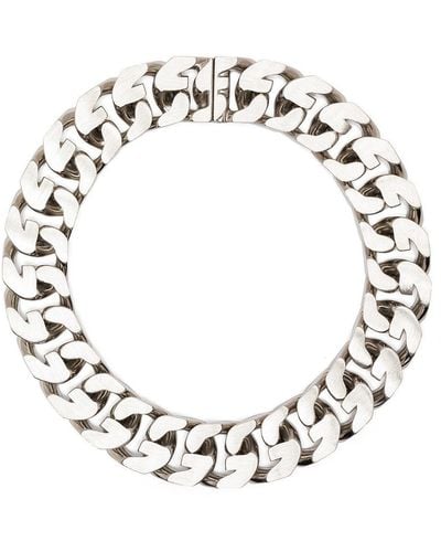 Givenchy Collar con cadena G - Metálico