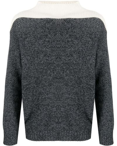 Marni Zweifarbiger Pullover - Grau