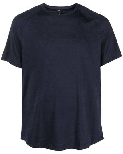 lululemon T-shirt Met Print - Blauw