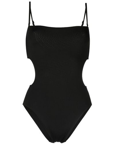 Bondi Born Lena Cut-out Detail Swimsuit - Black