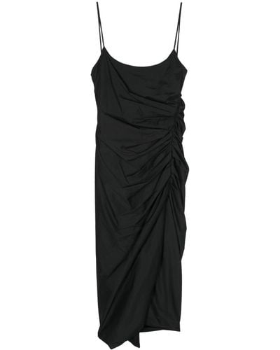 Philosophy Di Lorenzo Serafini Ruched Midi Dress - Black