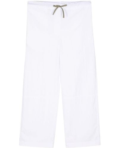 Paris Georgia Basics Pantalones de chándal Enzo con cordones - Blanco