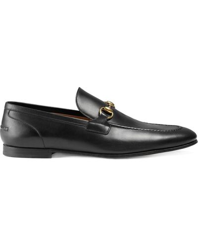 Gucci Jordaan Leather Loafer - Zwart