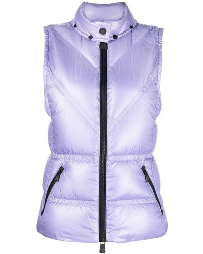 3 MONCLER GRENOBLE Moye Feather-down Padded Vest - Purple