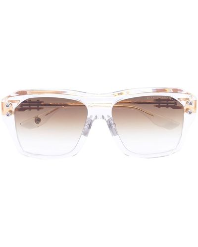 Dita Eyewear Eckige Grand-APX Sonnenbrille - Weiß