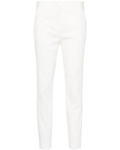 Pinko Pantalones ajustados con pinzas - Blanco