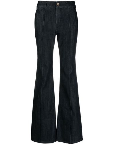 MICHAEL Michael Kors Jeans svasati con placca logo - Blu