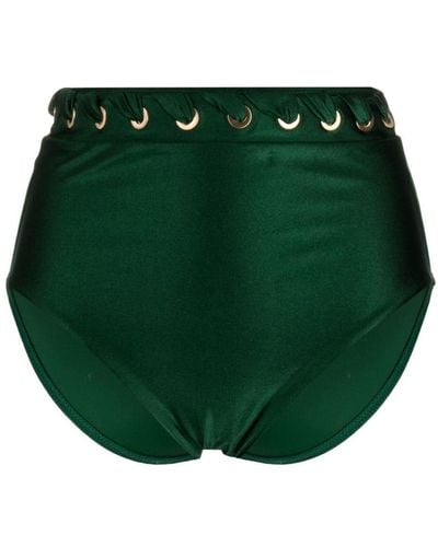 Zimmermann Bragas de bikini Devi con ojales - Verde
