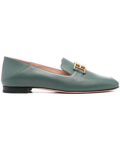 Green Bally Flats and flat shoes for Women | Lyst