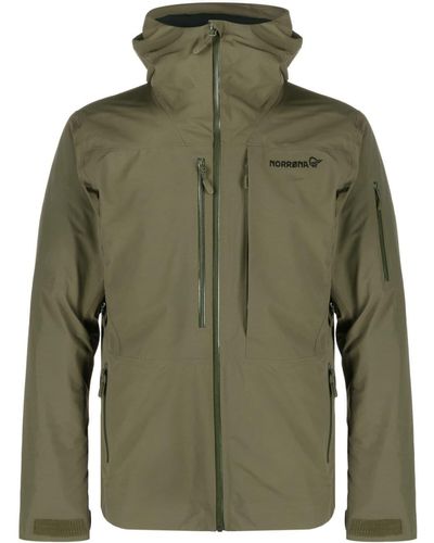 NORRØNA Falketind Alpha90 Insulated Zip Hooded Jacket in Black for Men |  Lyst Canada