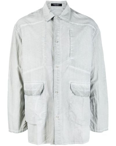 A_COLD_WALL* Cipher Dyed Overshirt - Grey
