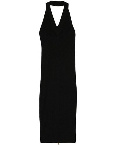 Balmain ホルターネック ドレス - ブラック