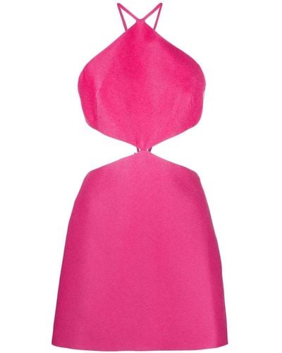 Valentino リボン ミニドレス - ピンク