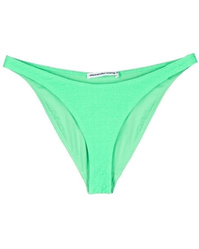 Alexander Wang Slip bikini sgambato - Verde