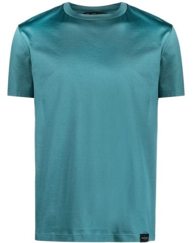 Low Brand T-Shirt mit Rundhalsausschnitt - Grün