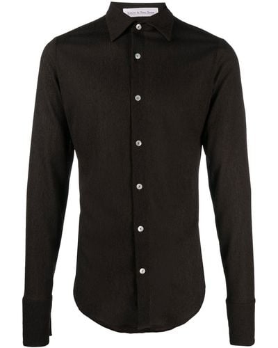 Ludovic de Saint Sernin Camisa con botones - Negro