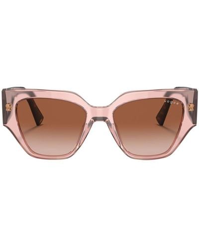 Vogue Eyewear Transparent Square-frame Sunglasses - Brown