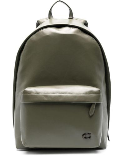 COACH Hall Leather Backpack - Green