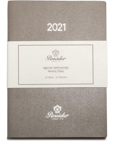 Pineider Agenda 2021 à logo imprimé - Multicolore