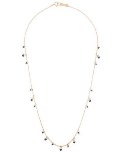 Isabel Marant Chain-link Pendant Necklace - White