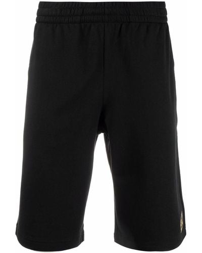 EA7 Joggingshorts mit Logo-Print - Schwarz