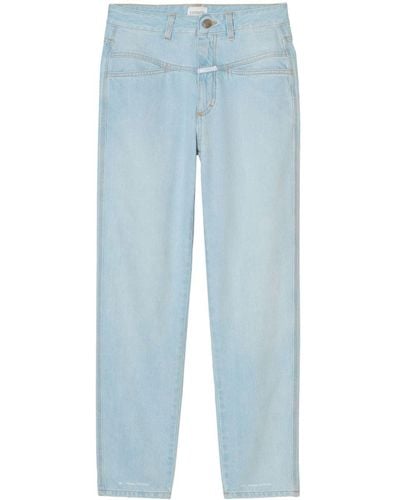 Closed Pedal Pusher Mid-rise Slim-fit Jeans - Blue