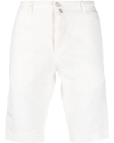 Kiton One-tone Chino Shorts - White