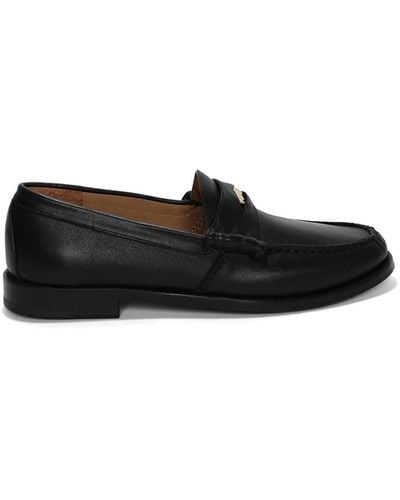 Rhude Penny Leather Loafers - Black