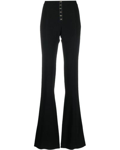 Blumarine Hook-fastening Skinny Pants - Black