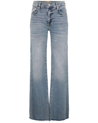 7 For All Mankind Jean Bootcut Tailorless à taille mi-haute - Bleu