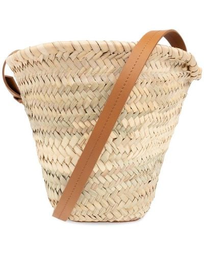 Missoni Woven-raffia Bucket Bag - Natural