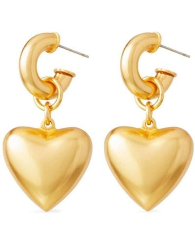 Roxanne Assoulin Heart & Soul Drop Earrings - Metallic