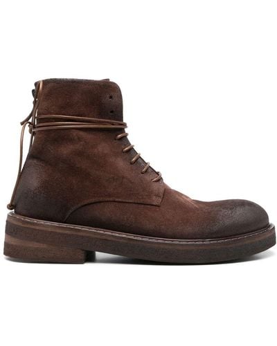 Marsèll Ankle Lace-up Fastening Boots - Brown