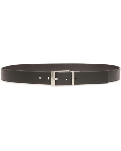 Bally Shiffie 35 Leather Belt - Black