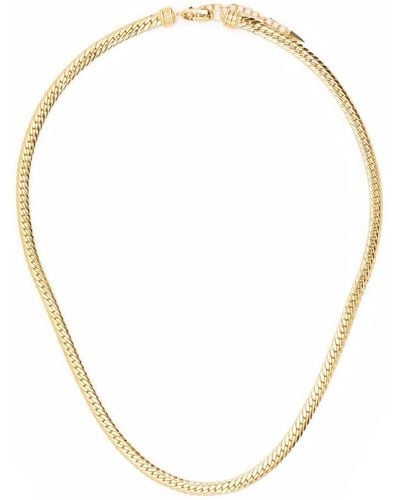 Missoma Camail Snake Chain Necklace - Metallic