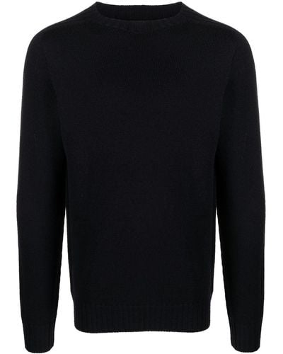Dondup Long-sleeve Knitted Wool Sweater - Blue