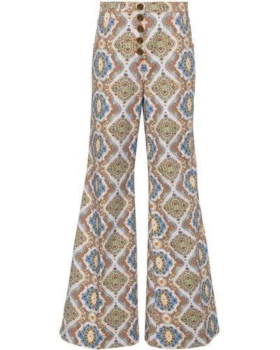 Etro Flared Jeans - Paars