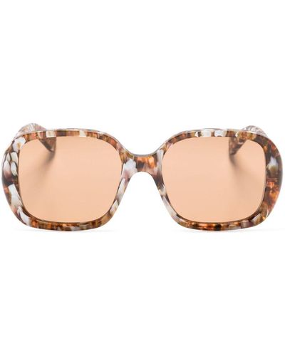 Chloé Ch0222s Tortoiseshell-frame Sunglasses - Pink