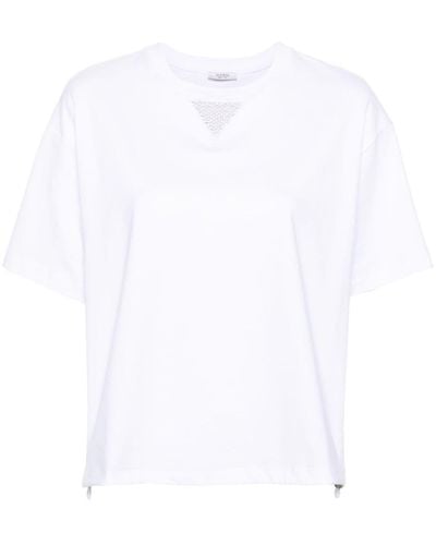 Peserico T-shirt With Light Point - White