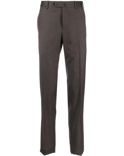 PT Torino Pantalones de vestir con pinzas - Gris