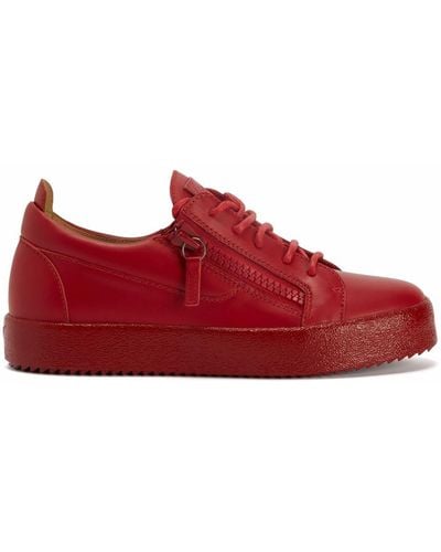 Giuseppe Zanotti Frankie Low-top Sneakers - Rood