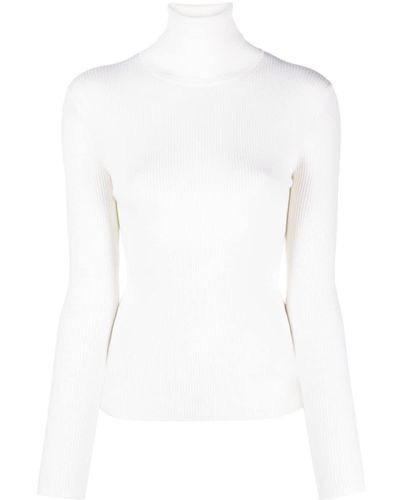P.A.R.O.S.H. Roll-neck Wool Jumper - White