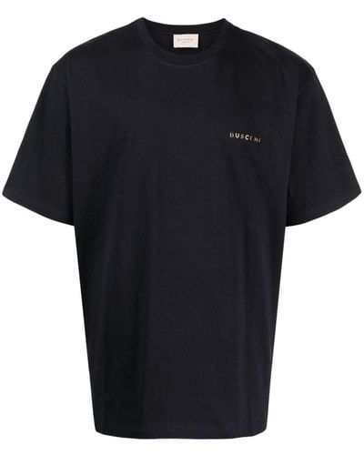 Buscemi Logo-print Cotton T-shirt - Black