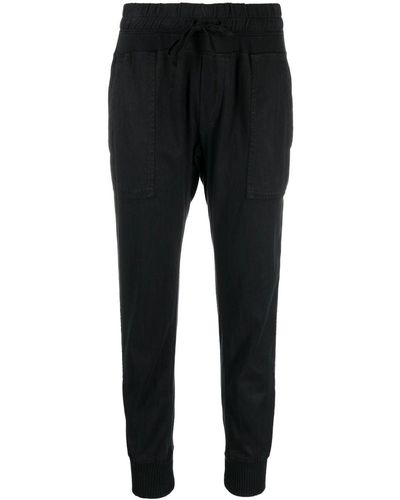 James Perse Jersey Track Pants - Black