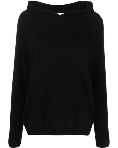 Chinti & Parker Long-sleeves Jersey-fleece Hoodie - Black